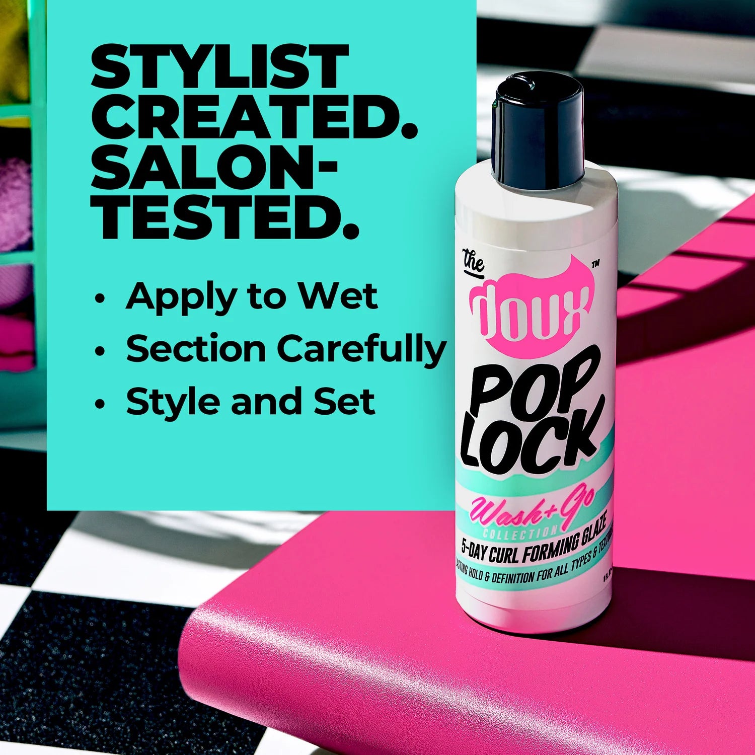 Pop Lock Wash & Go 5 Day Curl Foaming Glaze