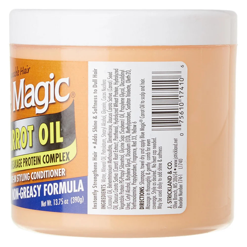 Carrot Oil Anti Breakage Protein Comlex Leave In Styling Conditioner