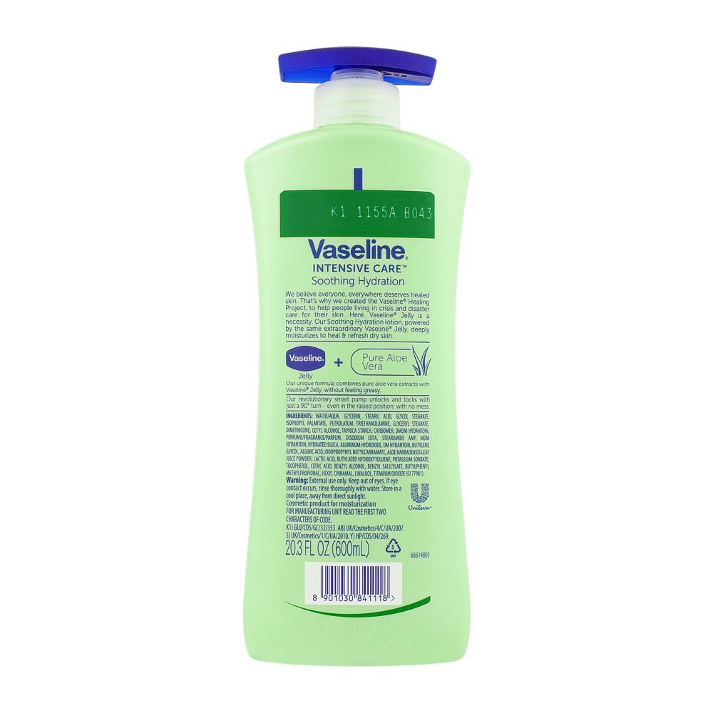 Intensive Care Soothing Hydration With Triple Hydration Complexe Glycerine Aloe Vera