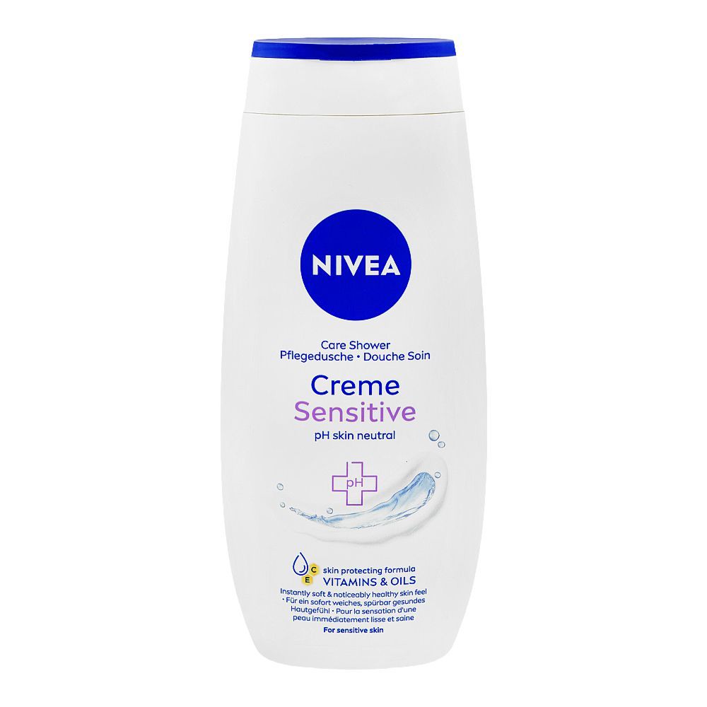 Creme Sensitive Ph Skin Neutral  Skin Protecting Formula Vitamins C,E & Oils For Sensitive Skin Shower Cream