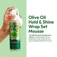 Olive Oil Wrap / Set Mousse Infused With Coconut Oil
