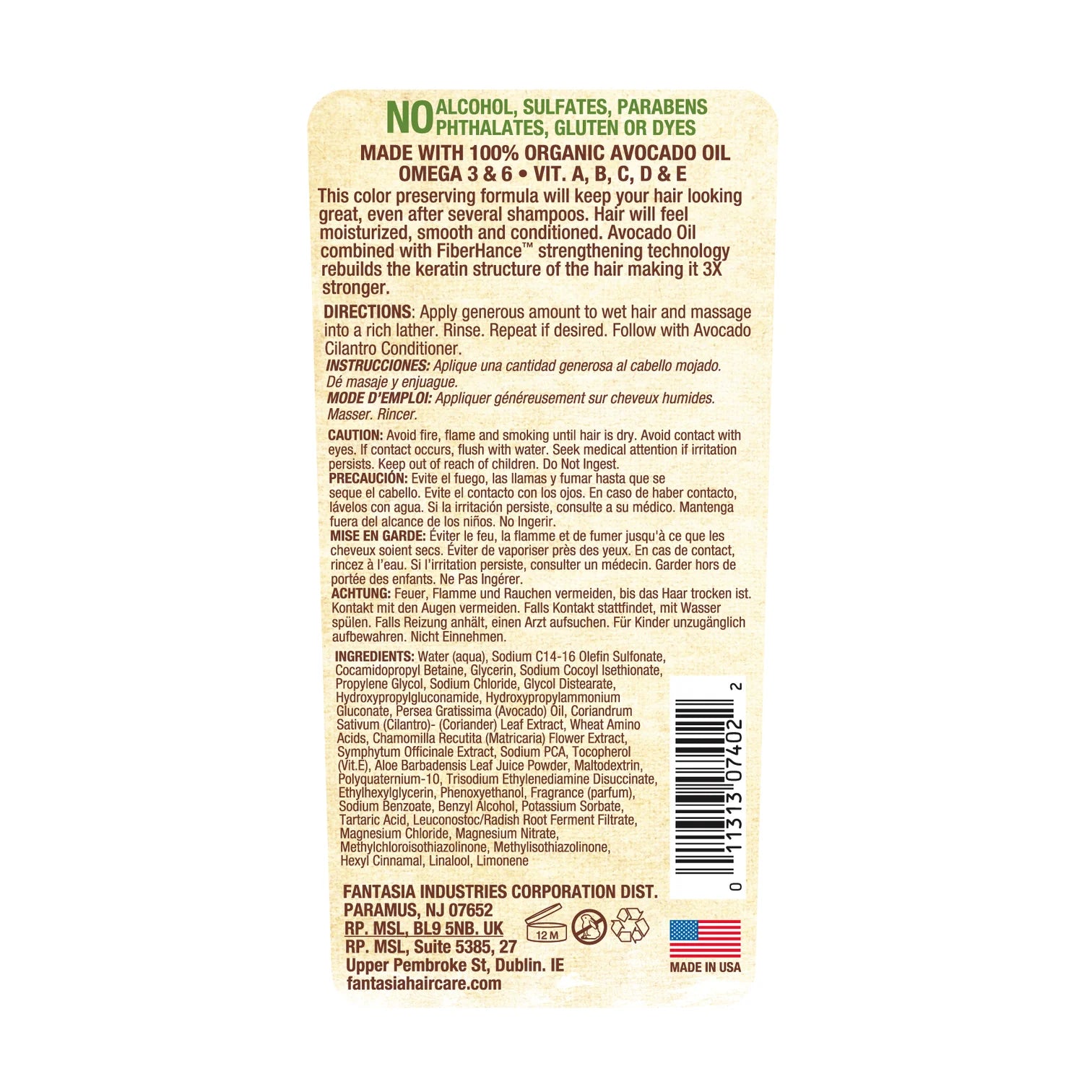 Avocado Cilantro Conditioner