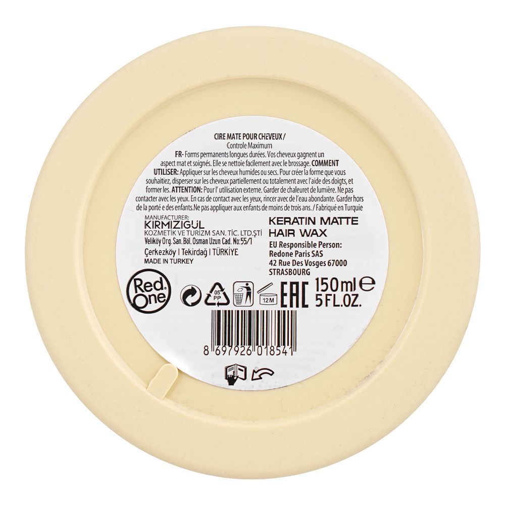 Maximum Control Keratin Matte Hair Wax Full Force