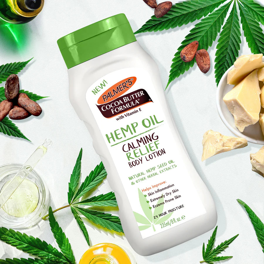 Hemp Oil Calming Relief Body Lotion With Vitamin E