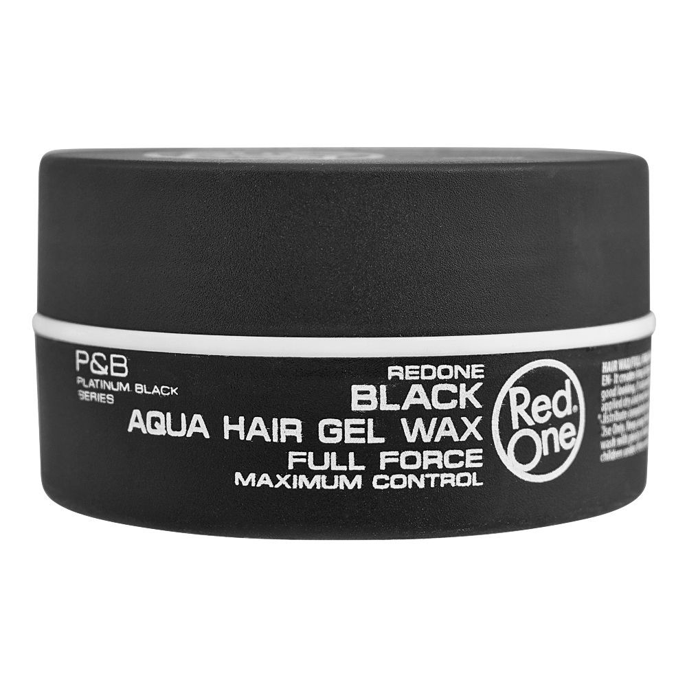 Maximum Control Black Aqua Hair Gel Wax Full Force