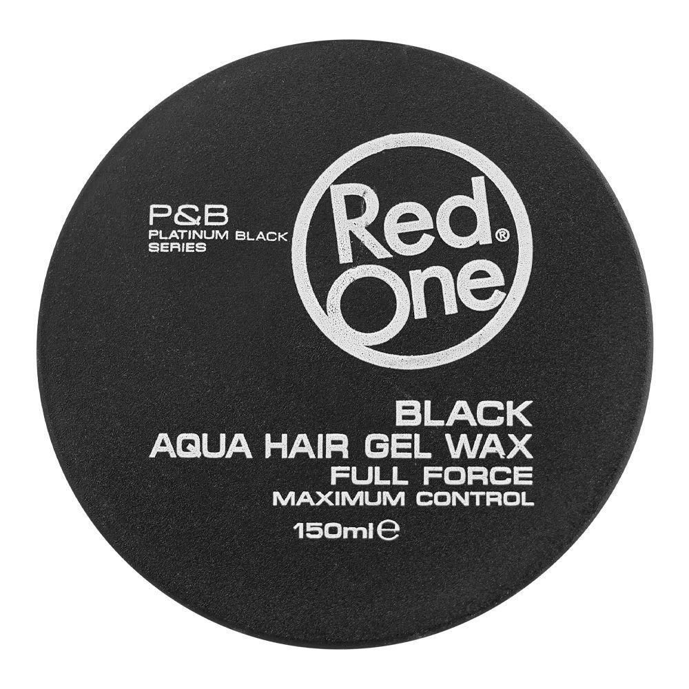 Maximum Control Black Aqua Hair Gel Wax Full Force
