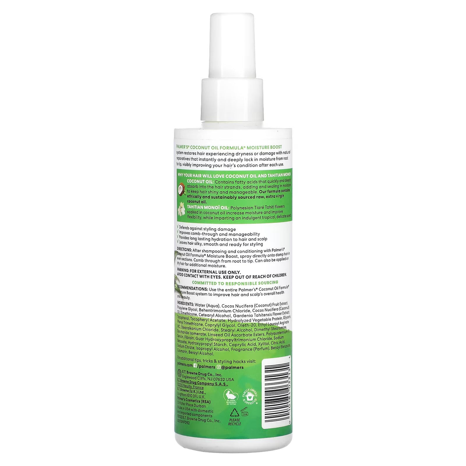 Coconut Oil Leave In Conditioner With Vitamin E