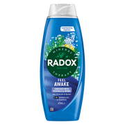 Mineral Radox Therapy Feel Awake Sea Minerals & Fennel Shower Gel & Shampoo 2 In 1