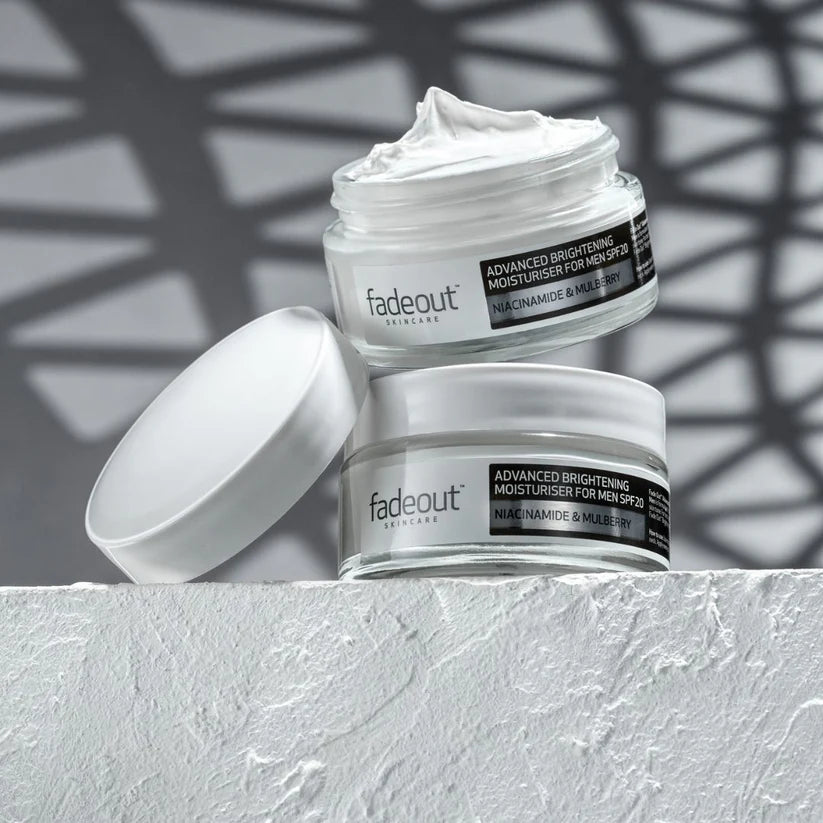 Spf 20 Advanced Brightening Moisturiser For Men Nicinamide & Mulberry