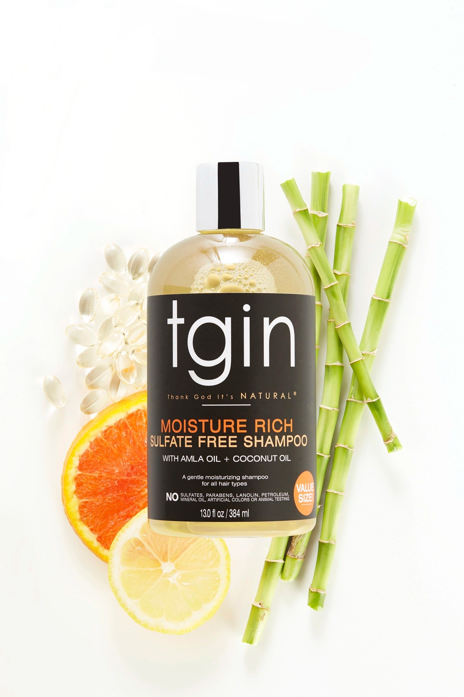 Moisture Rich Sulfate Free Shampoo With Amla Oil + Coconut Oil