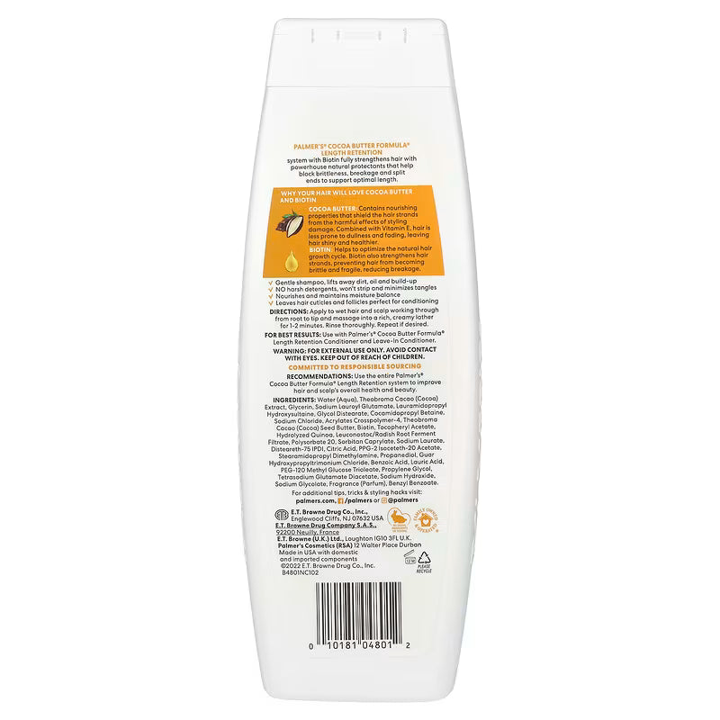 Cocoa Butter Shampoo With Vitamin E
