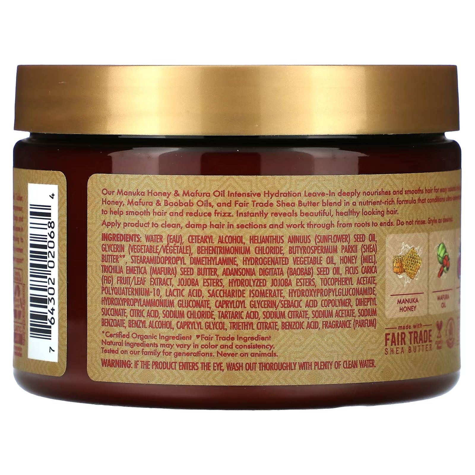 Manuka Honey & Mafura Oil Intensive Hydration Leave In Conditioner