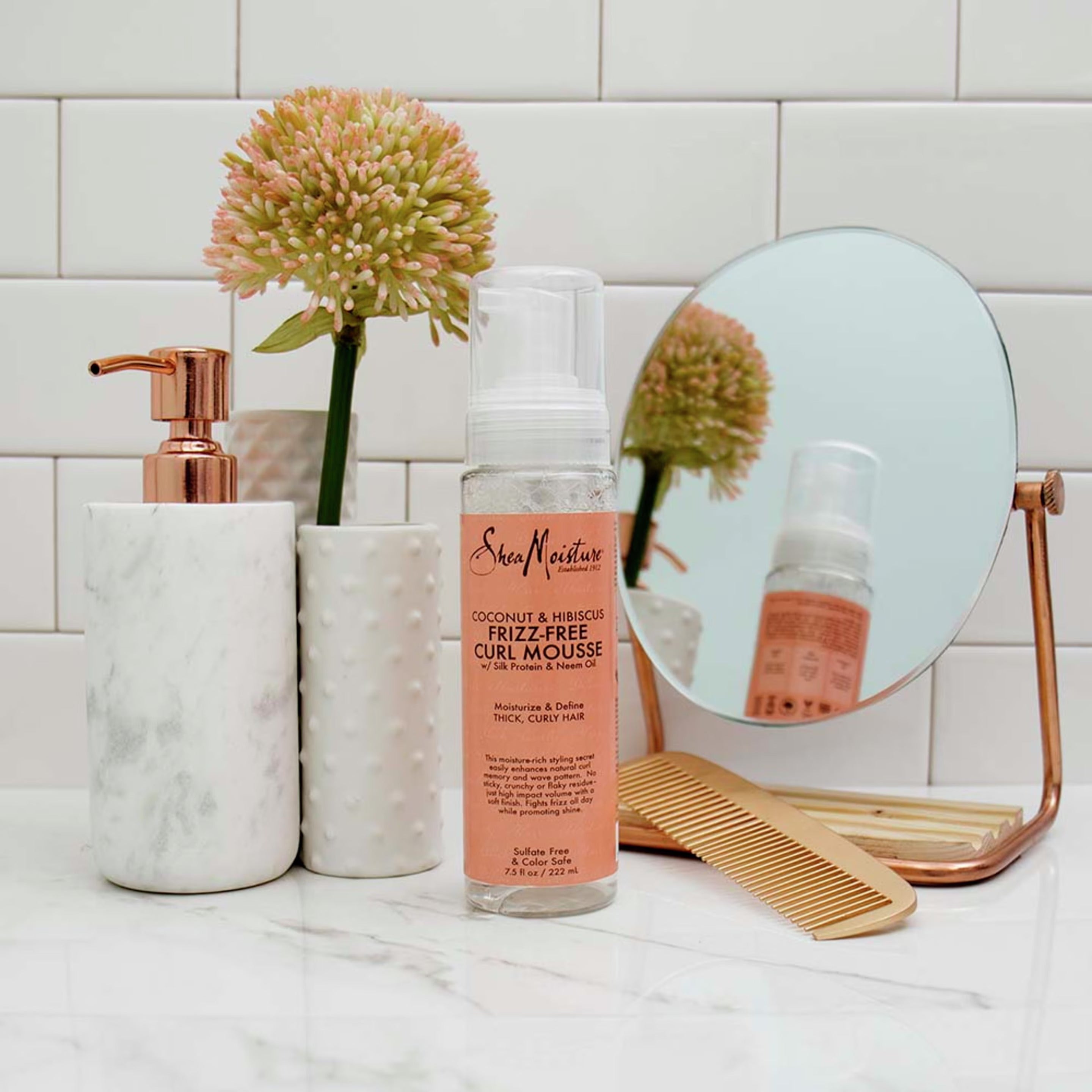 Coconut & Hibicus Frizz Free Curl Mousse