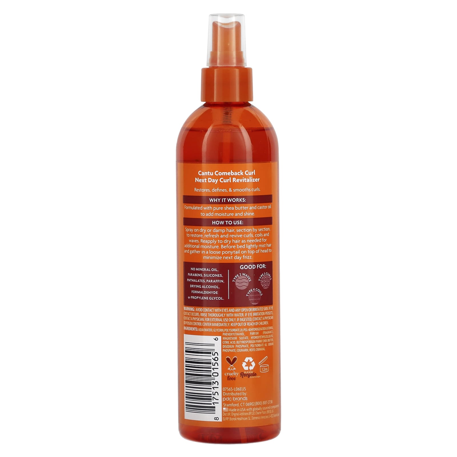 Shea Butter Comeback Curl Next Day Curl Revitalizer