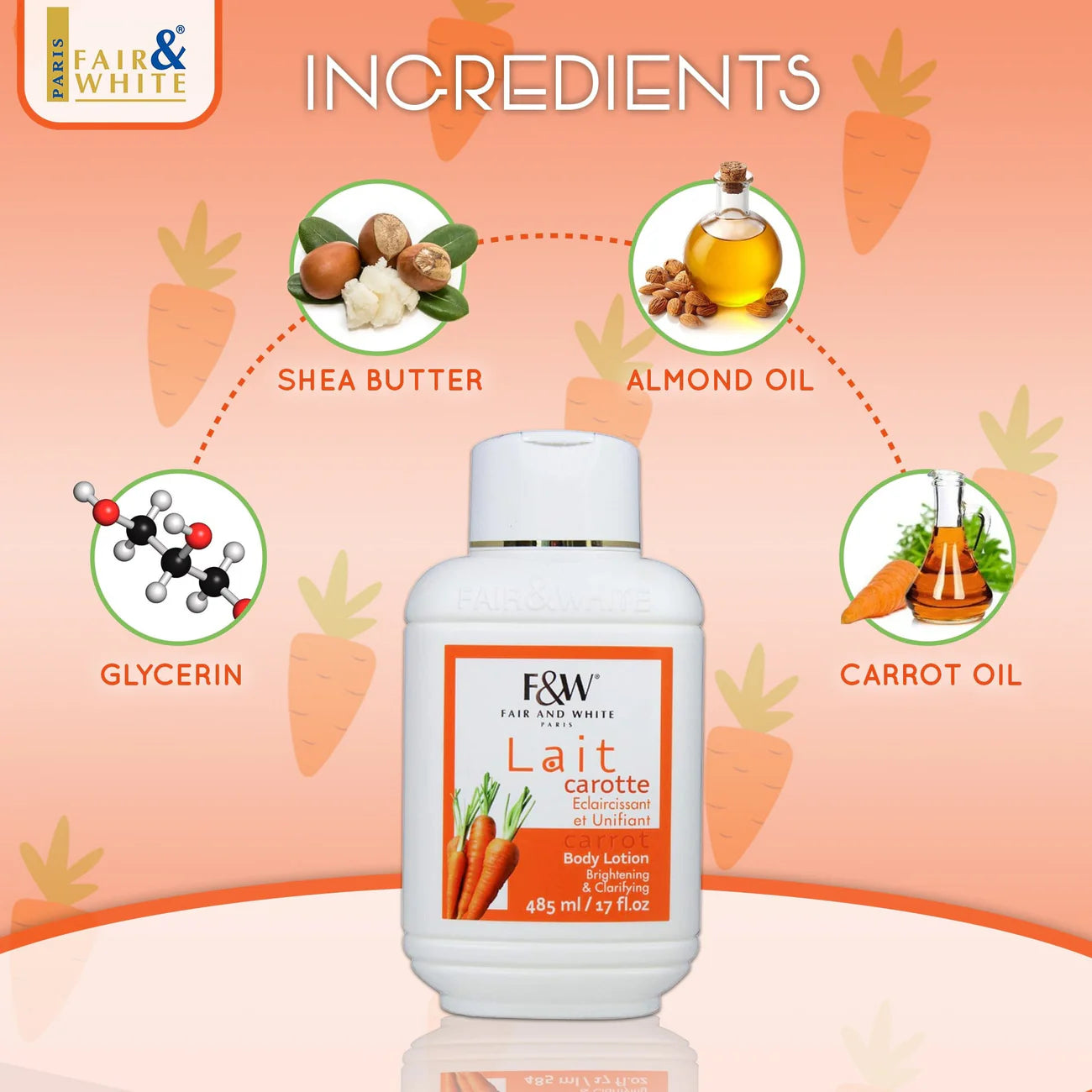 Carrot Body Lotion Brighening & Clarifying