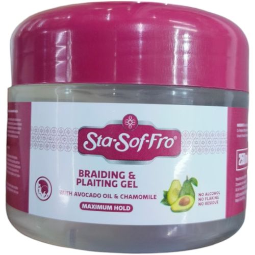 Braiding & Plaiting Gel With Avocado Oil & Chamomile Maximum Hold