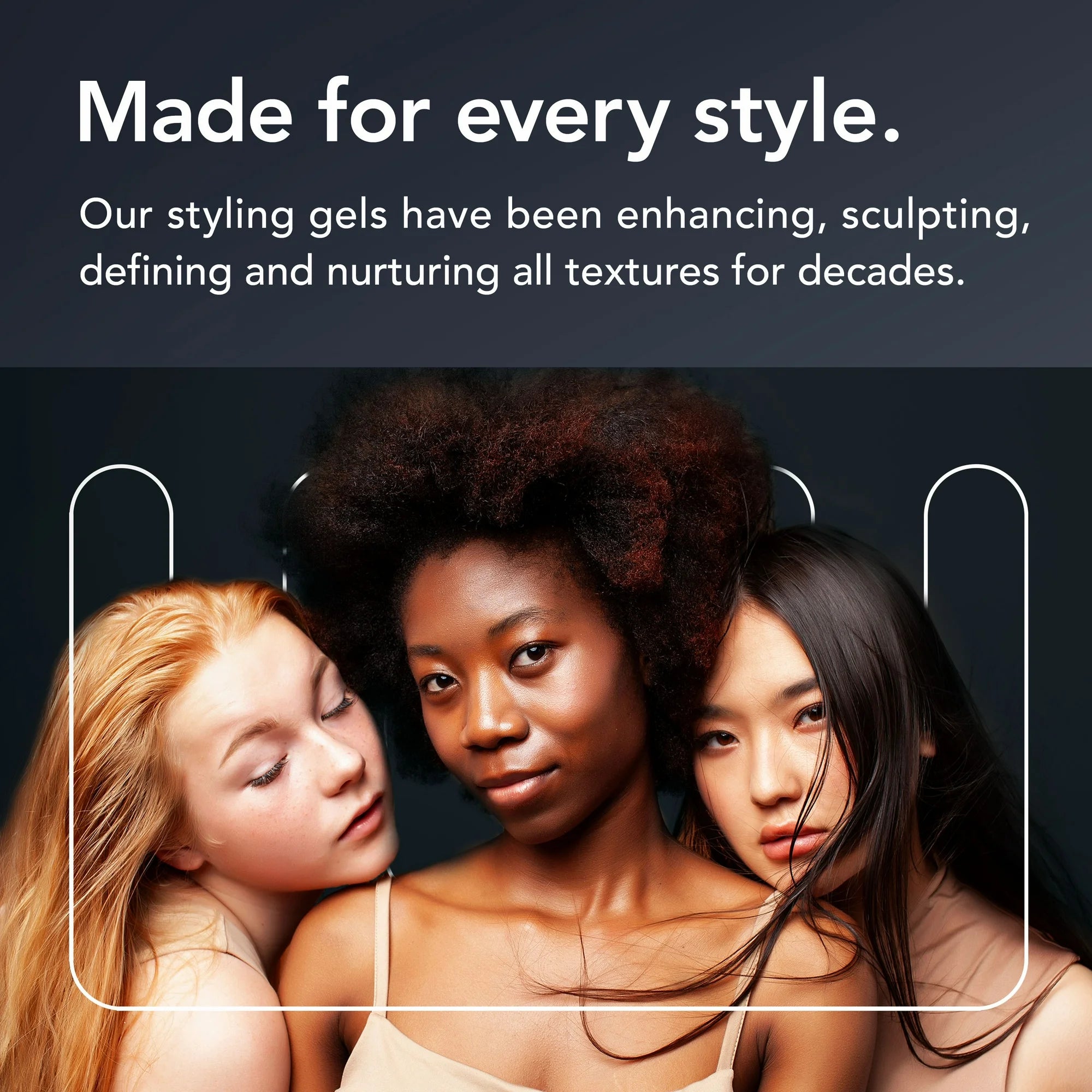 Black Castor & Flaxseed Oil Styling Gel Max Hold For All Hair Types