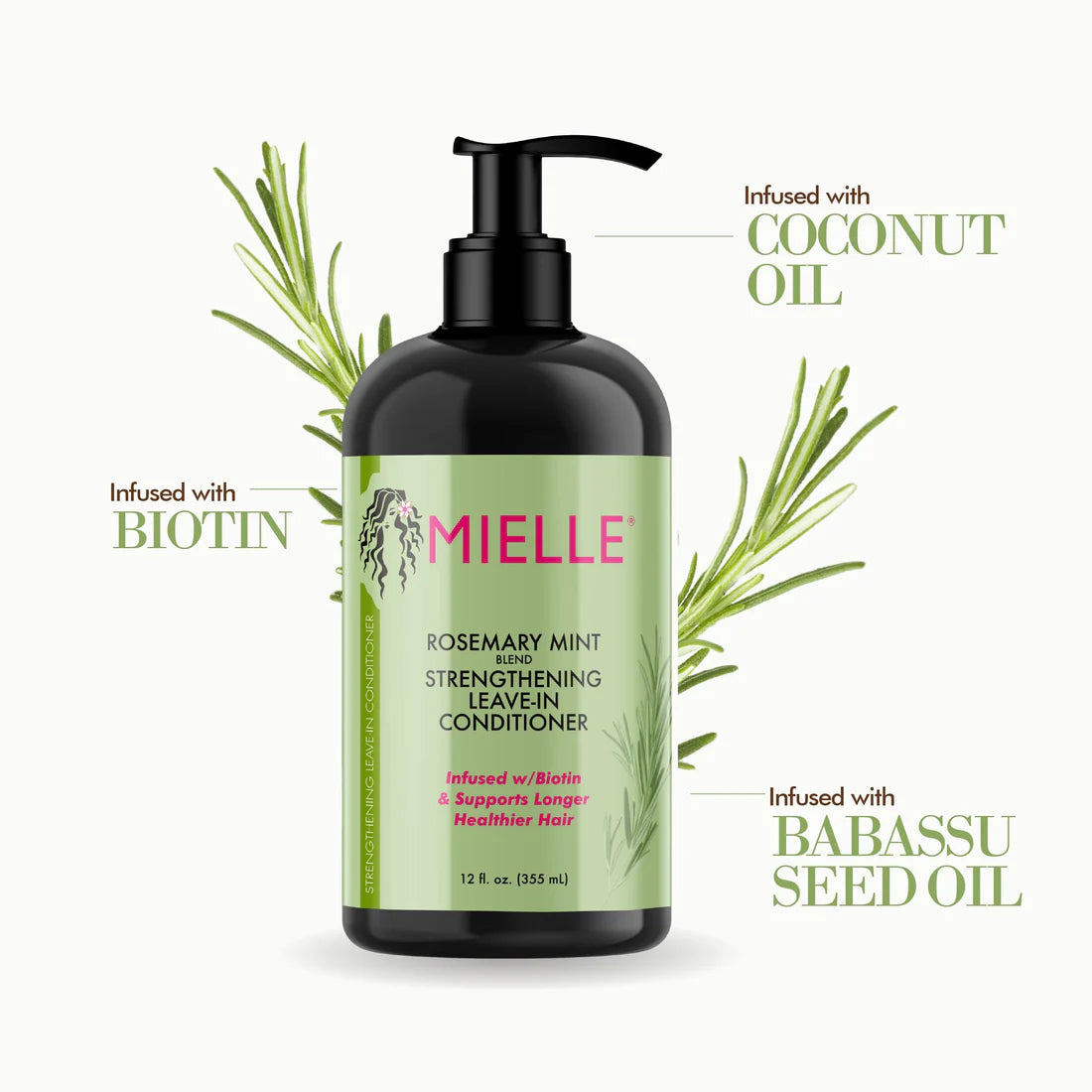 Rosemary Mint Blend Strengthening Leave In Conditioner