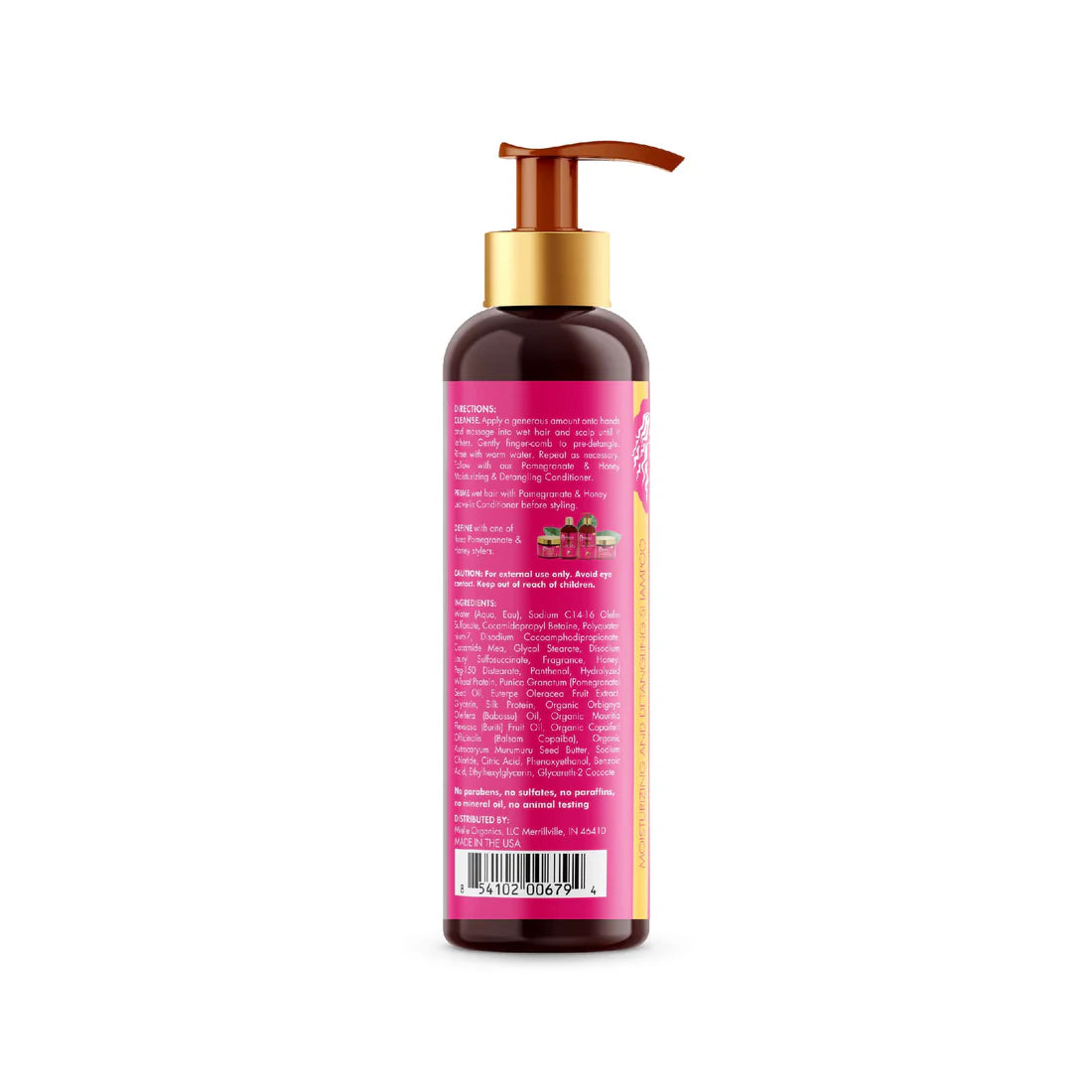 Pomegranate & Honey Moisturizing And Detangling Shampoo