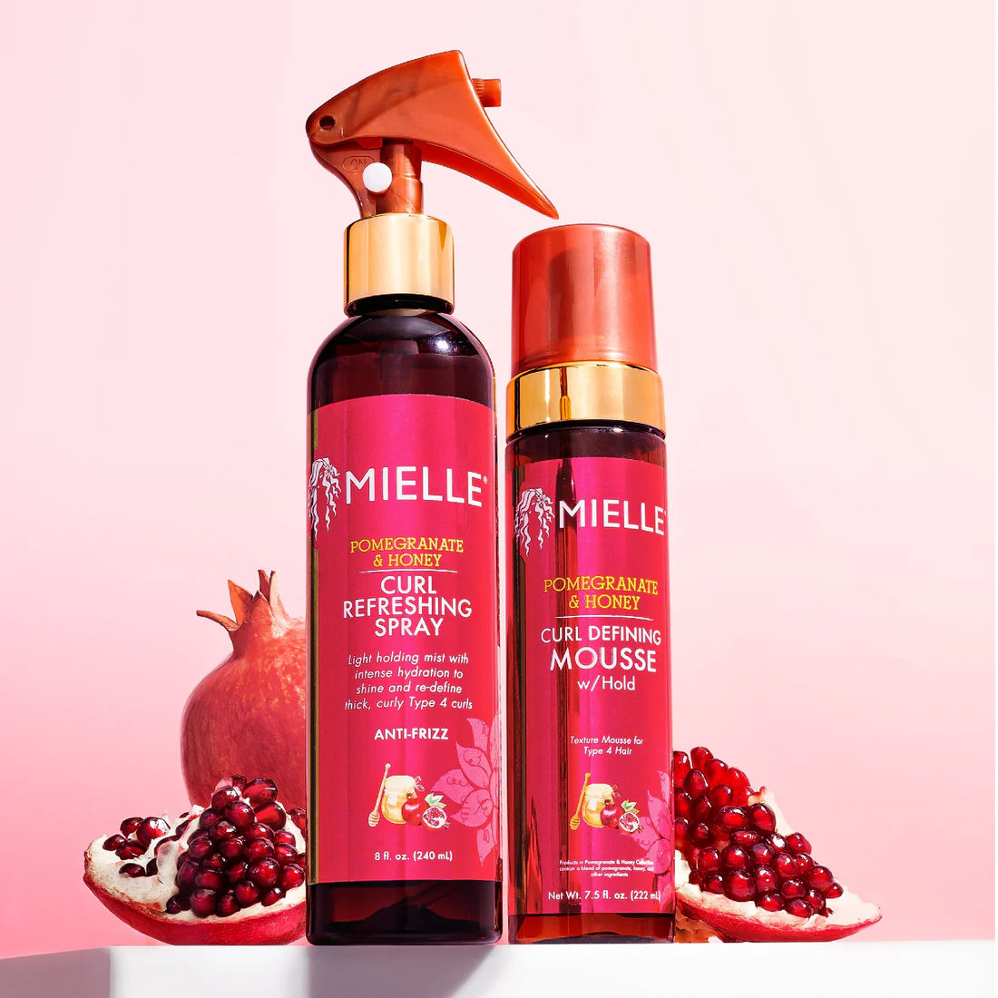 Pomegranate & Honey Curl Defining Mousse W/Hold