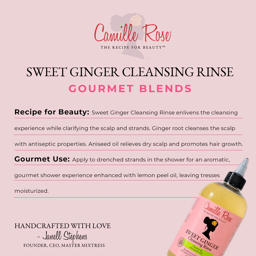 Sweet Ginger Cleansing Rinse With Castor & Aniseed Oil