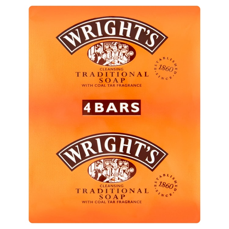 Traditional Soap 4 Bars Wright`S