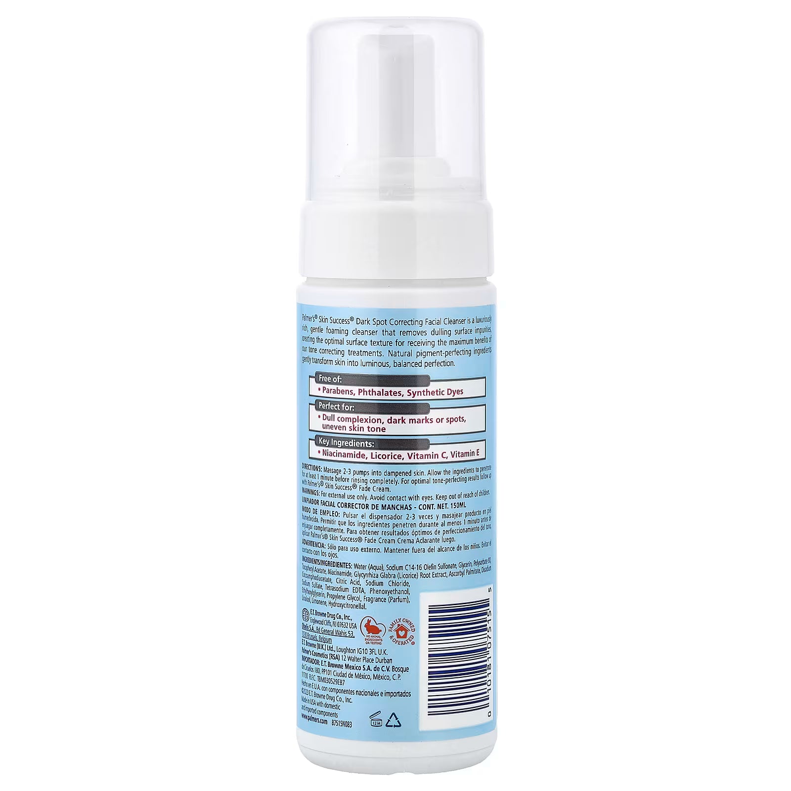 Skin Sucess With Vitamin E Anti Dark Sport Dark Sport Correcting Facial Cleanser For Normal To Sensitive Skin