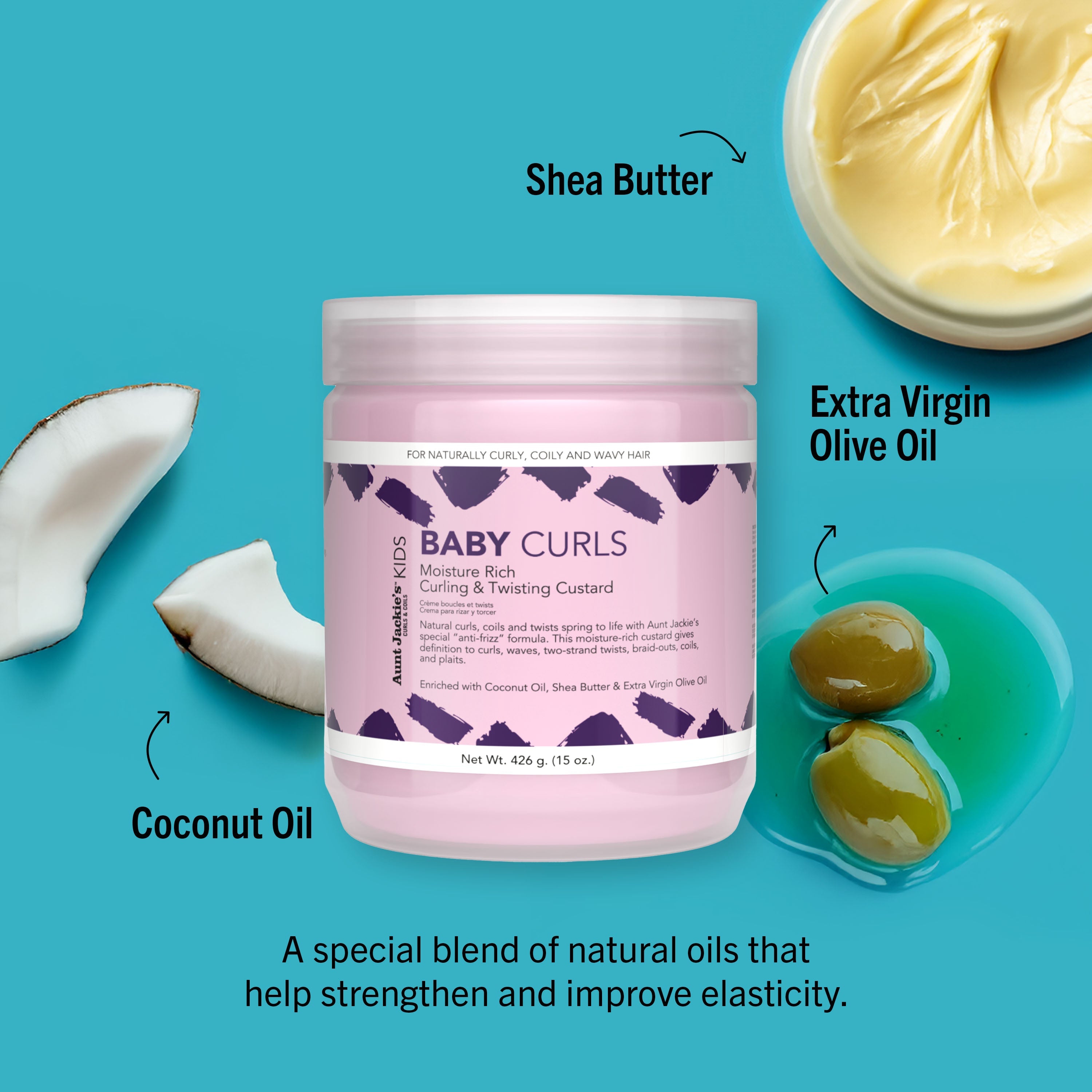 Baby Curls Moisture Rich Curling & Twisting Custard