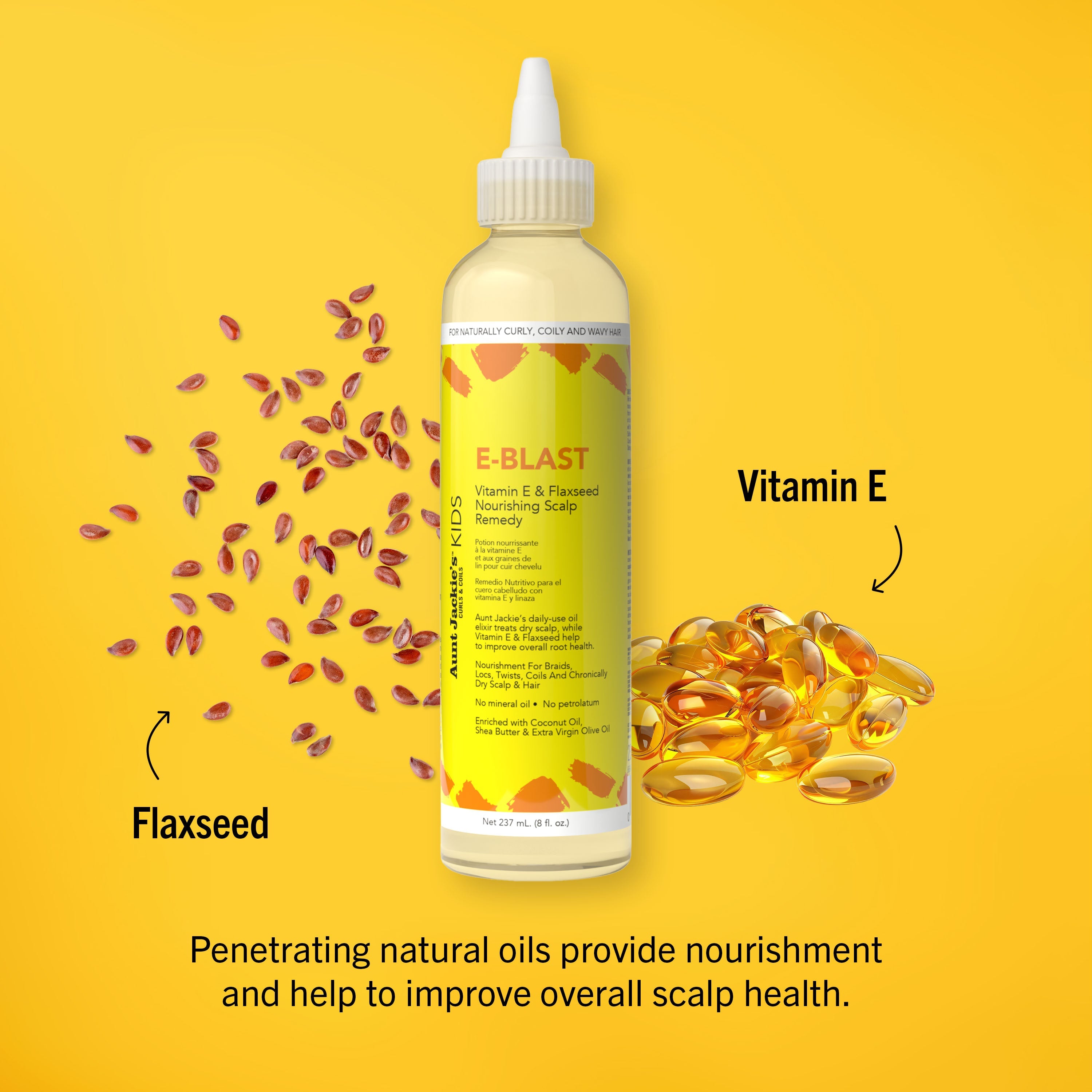 E-Blash Vitamin E & Flaxseed Nourishing Scalp Remedy