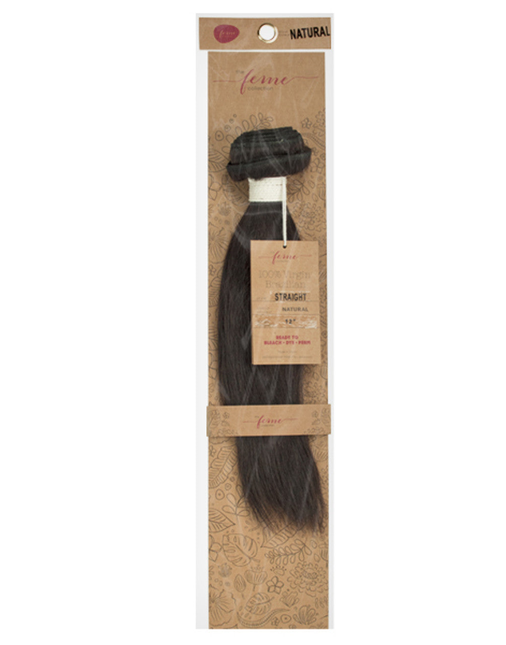 The Feme Collection 100% Virgin Brazilian Weave - Straight