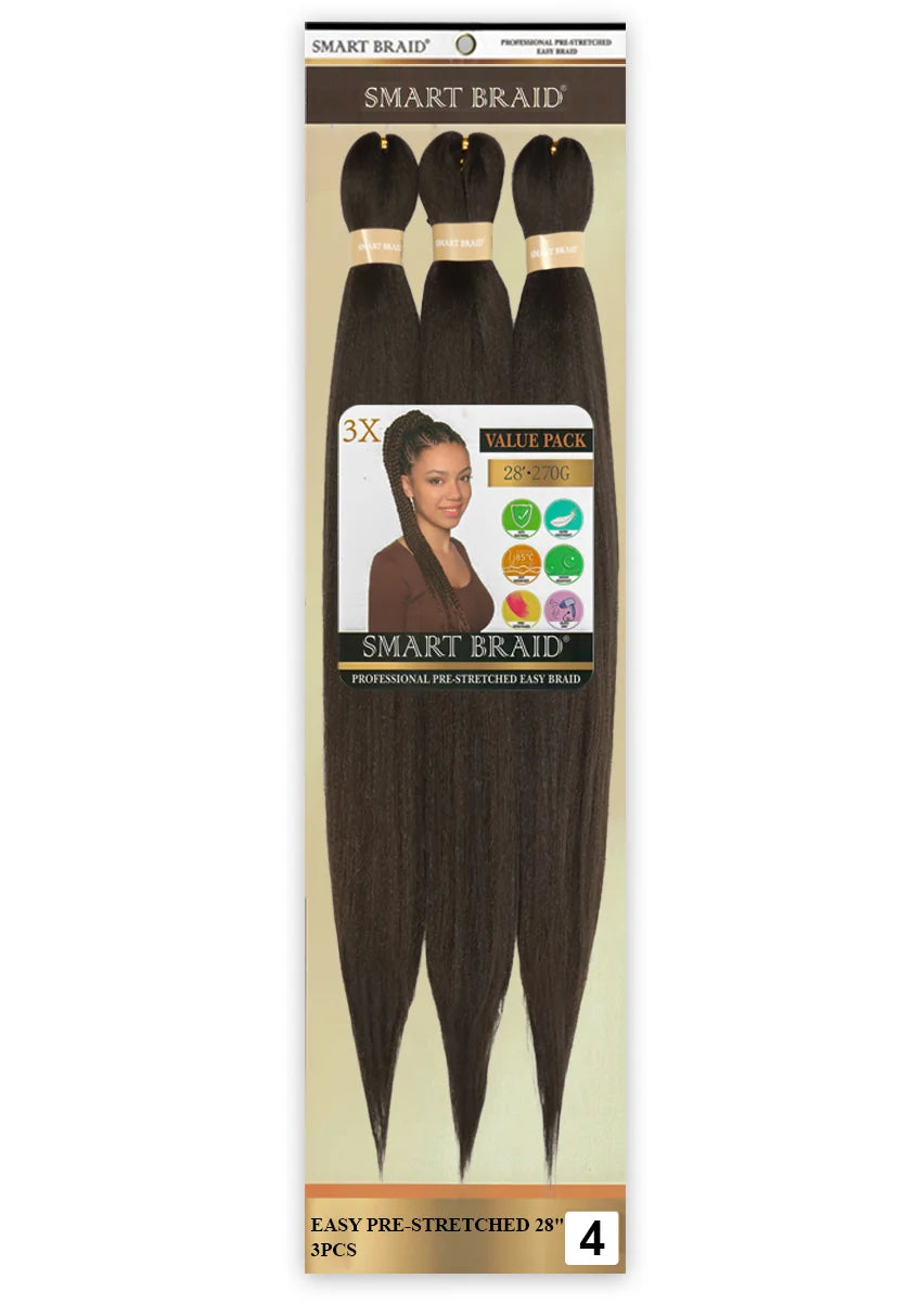 Easy Pre-Stretched Braid 28" X 3 Pieces