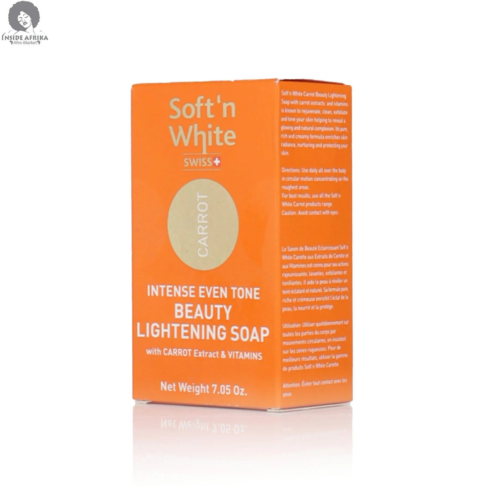 Carrot Intense Even Tone Beauty Lightening Soap With Carrot Extracts & Vitamins