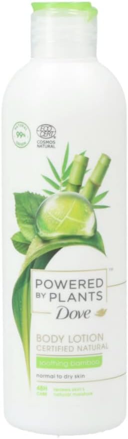 Powered By Plants Dove Body Lotion Certified Natural Soothing Bamboo