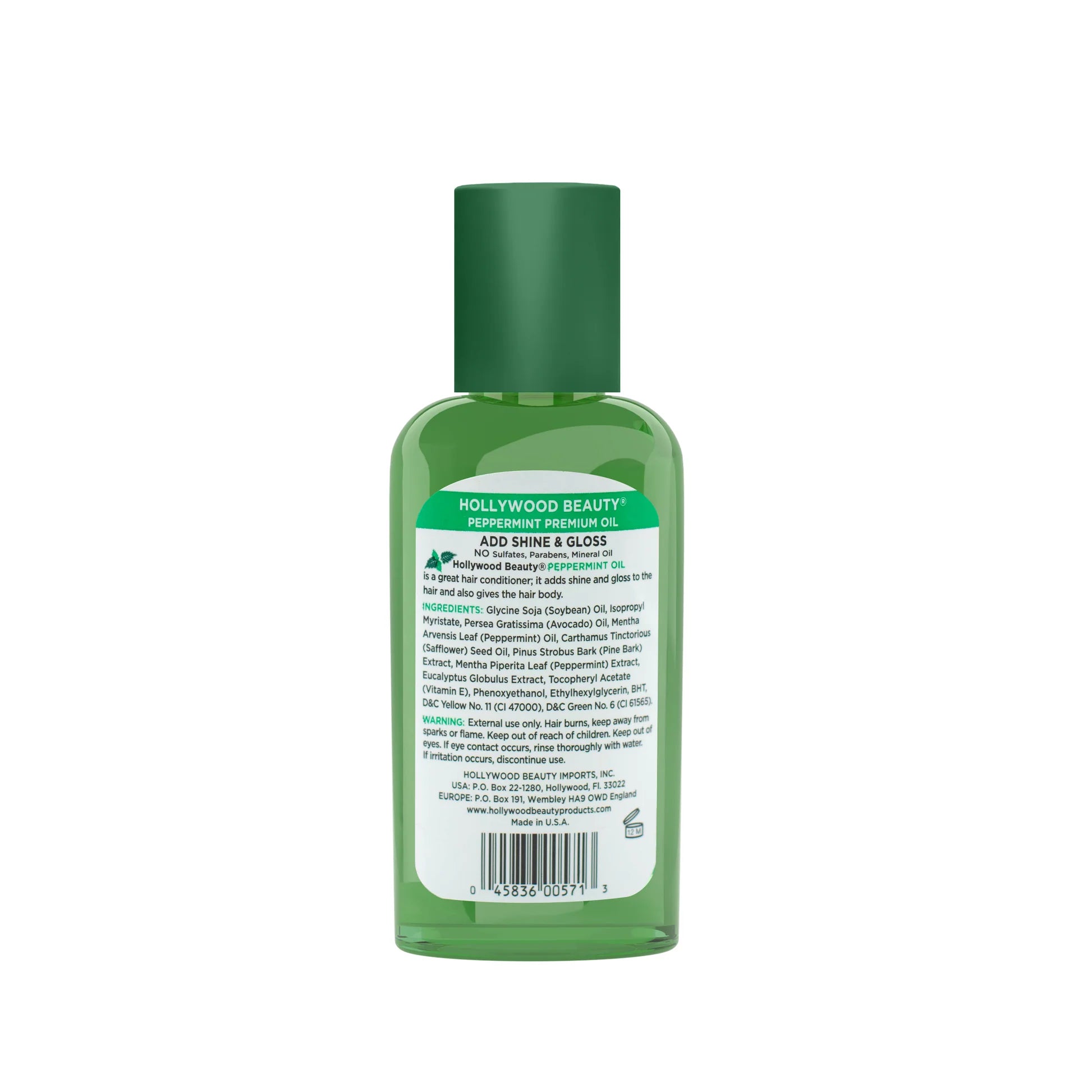 Peppermint Premium Oil Add Shine & Gloss