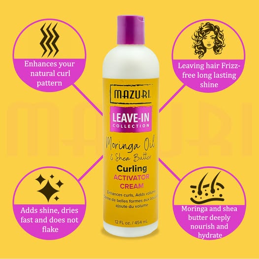 Leave In Collection Moringa Oil & Shea Butter Curling Activator Cream