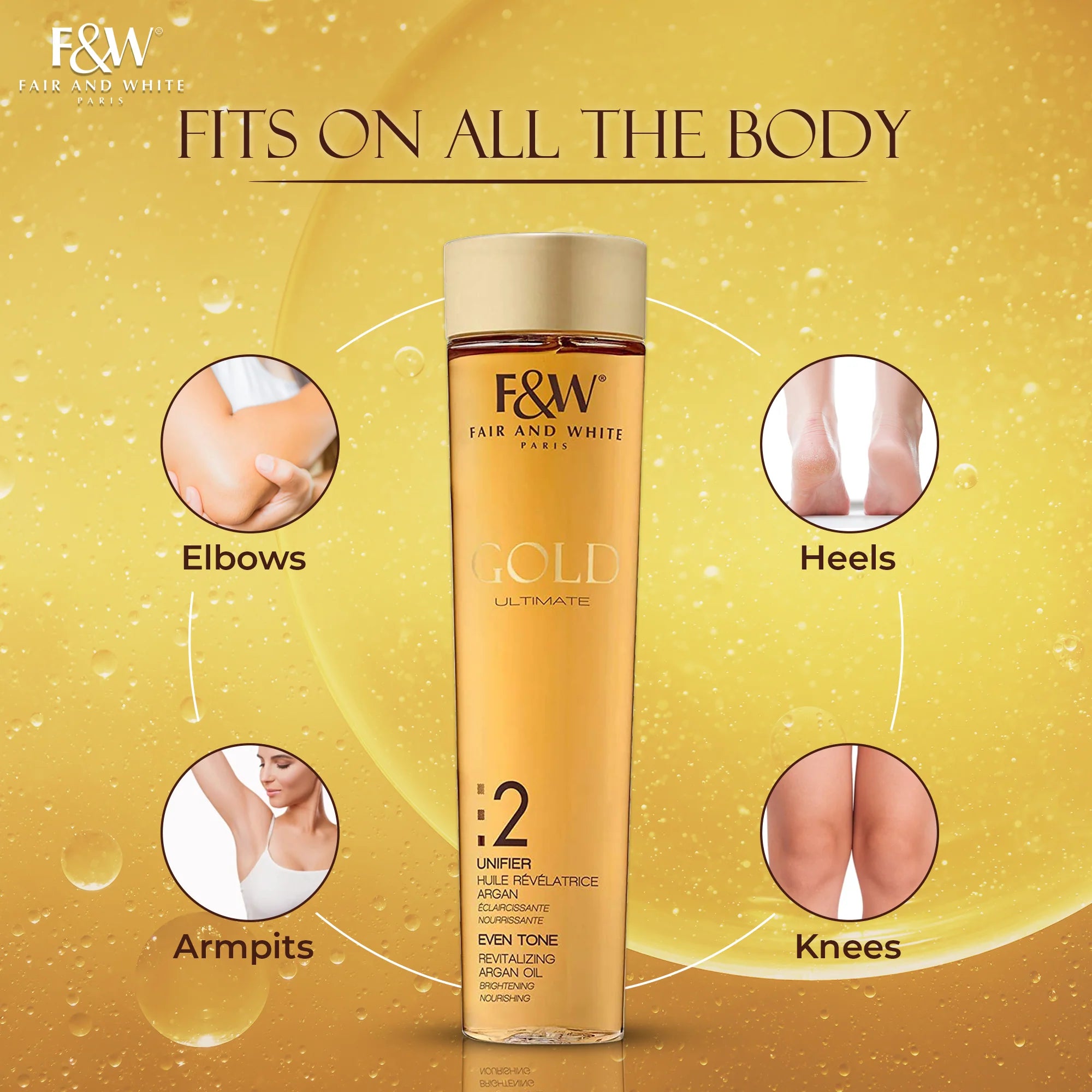 Gold Ultimate 2 Unifier Even Tone Revitalizing Argan Oil Brightening Nourishing