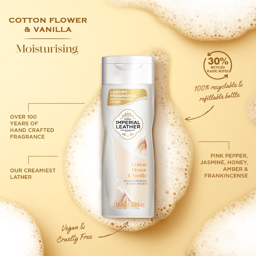 Imperial Leather Cotton Flower & Vanilla Moisturising Body Wash
