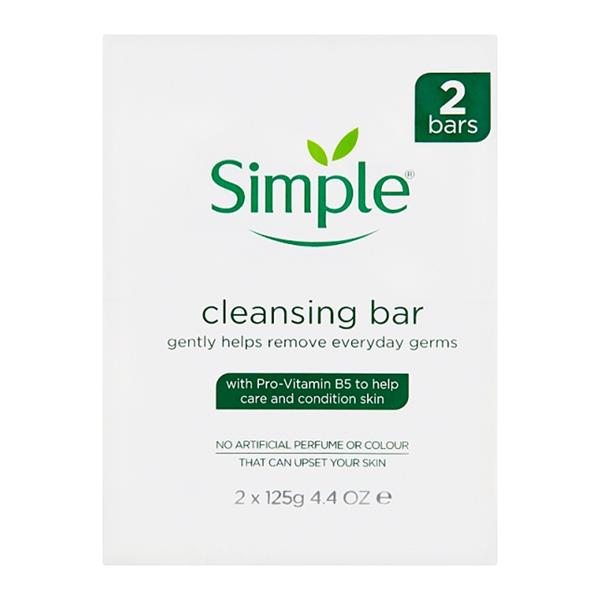 2 Bars Cleansing Bar Gently Helps Remove Everyday Germs