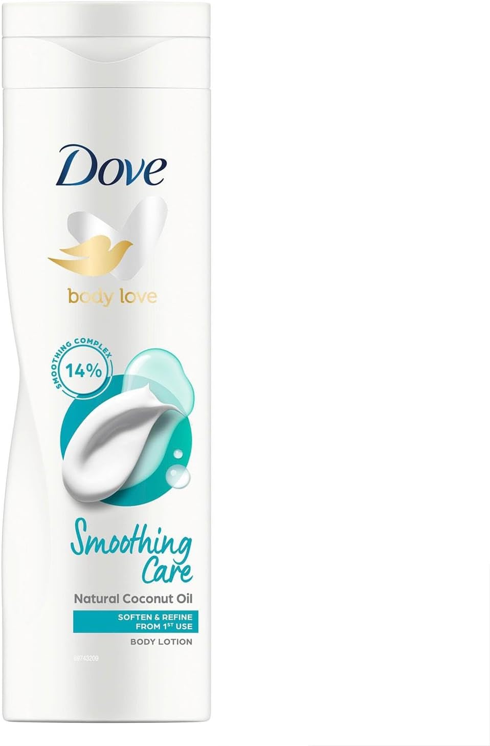 Smoothing Care Natural Coconut Oil Soften & Refine From 1st Use Body Lotion