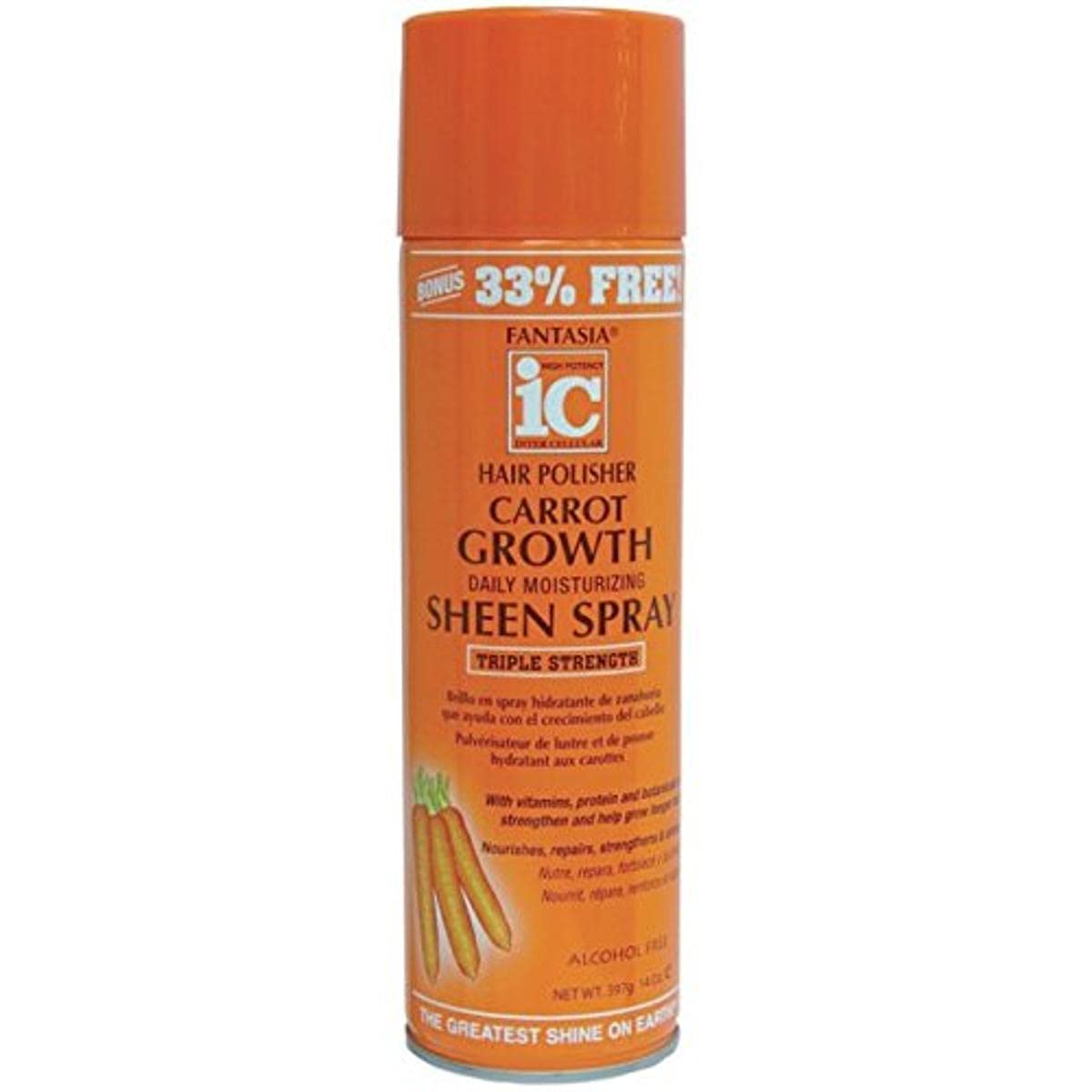 Hair Polisher Carrot Sheen Spray