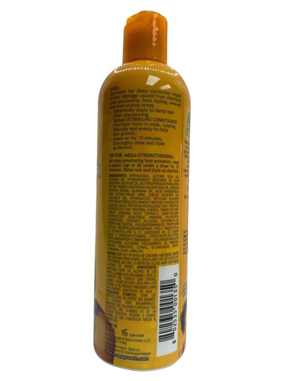 Mega Growth Detangling Conditioner Anti Breakage