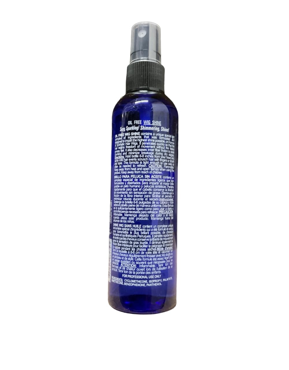Oil Free Wig Shine Spray For Dull/Dry Human & Synthetic Hair
