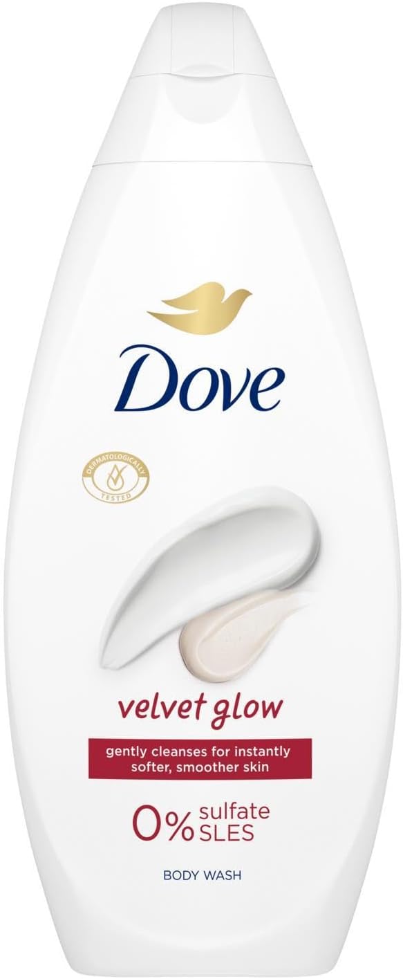 Velvet Glow Gently Cleanses For Instantly Softer, Smoother Skin  0% Sulfate Sles Body Wash