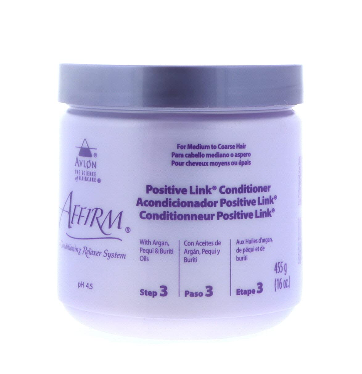 Possitive Link Conditioner With Argan, Pequi & Buriti Oils For Medium To Coarse Hair