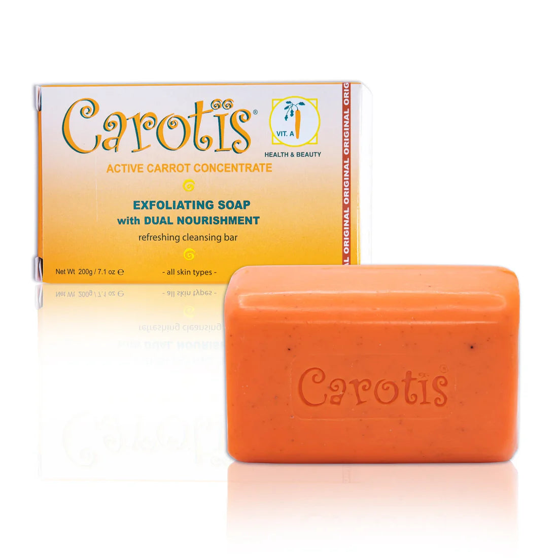 Active Carrot Concentrate Beauty Soap With Dual Nourishment Refreshing Cleansing Bar For All Skin Types