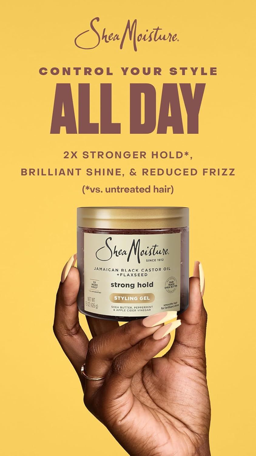 Jamaican Black Castor Oil + Flaxseed Strong Hold Styling Gel