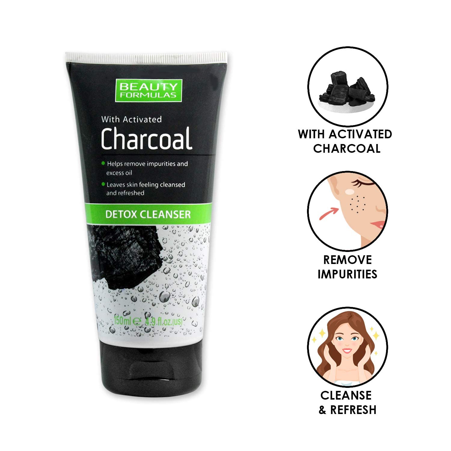 With Activated Charcoal Detox Cleanser