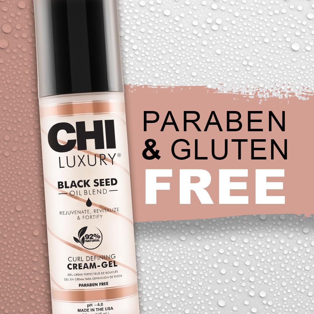 Luxury Balck Seed Oil Blend Curl Defining Cream Gel