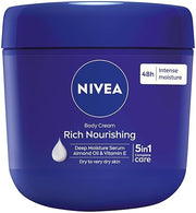 Rich Nourishing Body Cream Deep Moisture Serum Almond Oil & Vitamin E 5 In 1 Complete Care