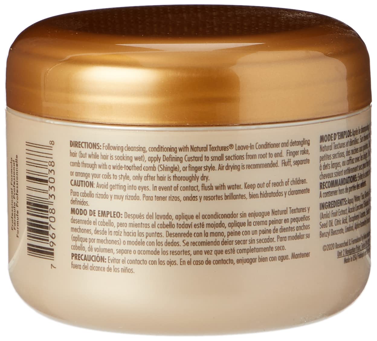 Natural Textures Defining Custard